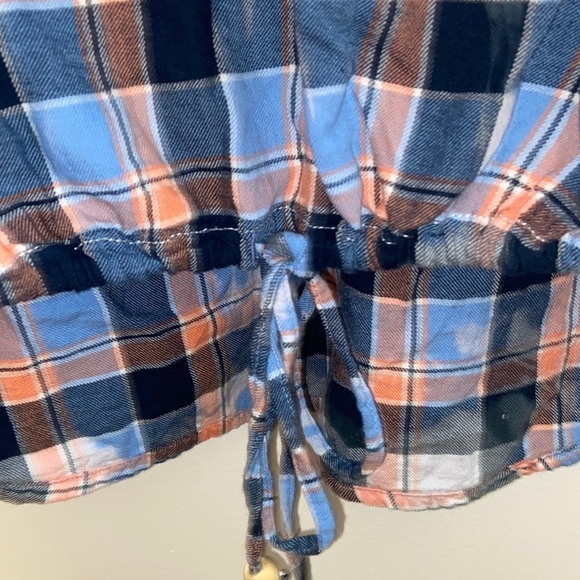 Anthropologie Pilcro Plaid Henley Tunic, oversized, XS, EUC - Picture 9 of 11